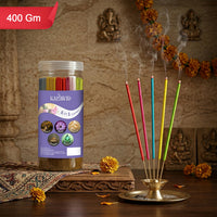 Premium Agarbatti 5 In 1 Combo with Kasturi, Denim, Megnum, Masalakashi, Diamond Fragrances for Long Lasting Aroma (400 Gm)