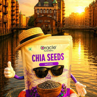 Oracle Premium Chia Seeds, High-Fibre Omega-3 Protein Superfood Healthy Seeds 250g