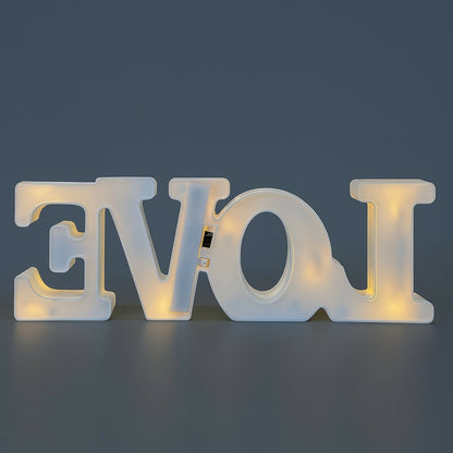 LOVE LED Marquee Letter Light Decorative Night Lamp for Home & Gifts