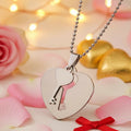 Heart and Key Pendant Necklace – Modern Stylish Jewelry