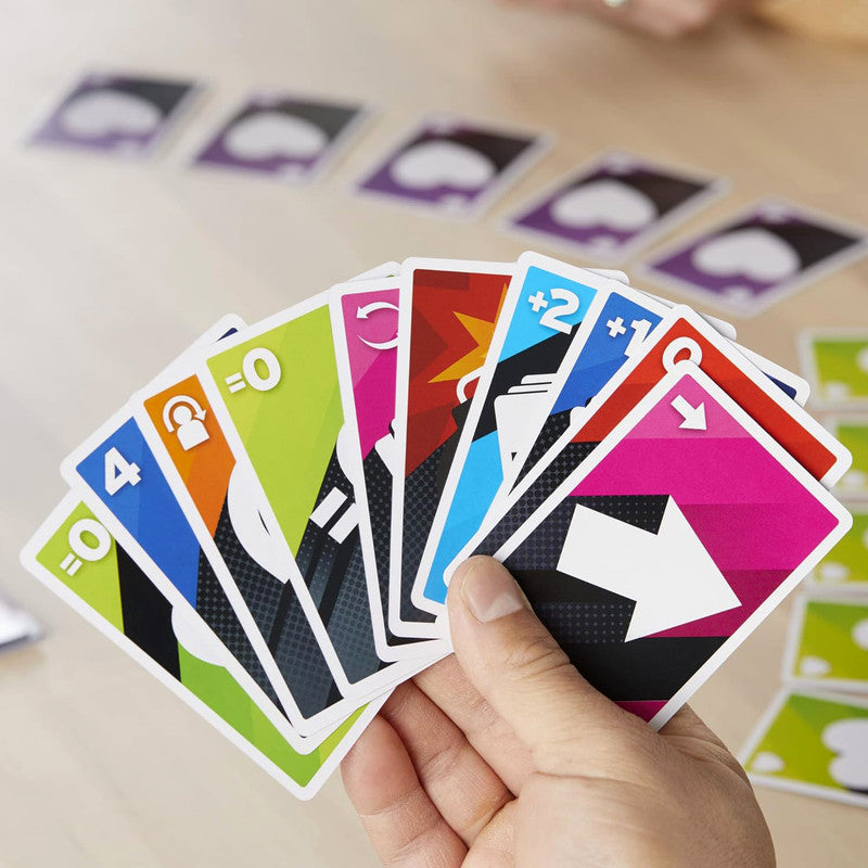 Players holding 5 Alive Card Game cards during play