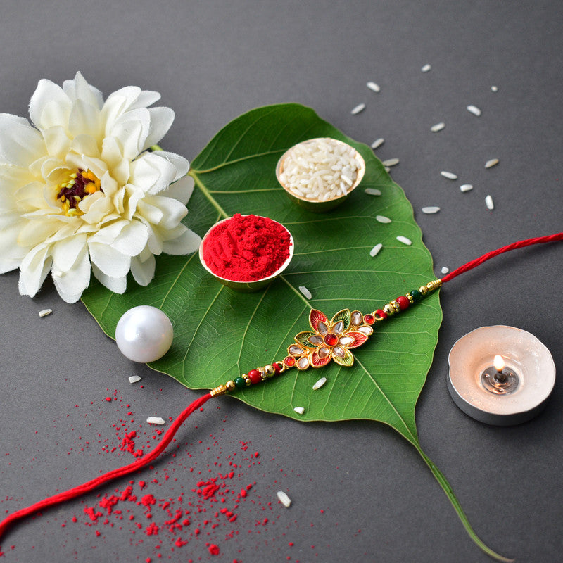 periapt Designer Rakhi Set for Brother | Fancy Rakhi | Handmade Rakhi | Rakhi with card