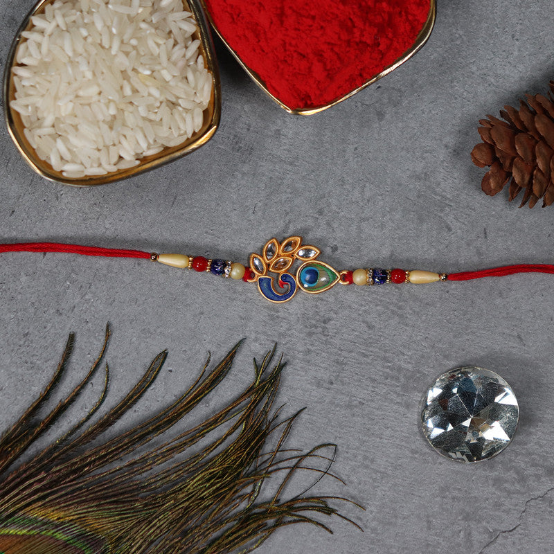 periapt Designer Rakhi Set for Brother | Fancy Rakhi | Handmade Rakhi | Rakhi with card