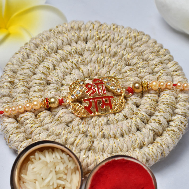 periapt Bracelet Rakhi Combo Gift For Brother | Coin | Roli & Chawal | Greeting Card