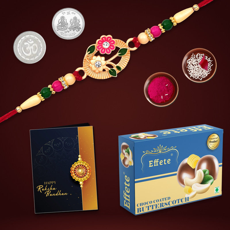DeoDap Rakhi For Brother | Rakhi with Chocolate | Rakshabandhan gift set | Assorted Gift