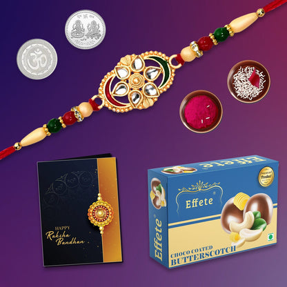 DeoDap Rakhi For Brother | Rakhi with Chocolate | Rakshabandhan gift set | Assorted Gift