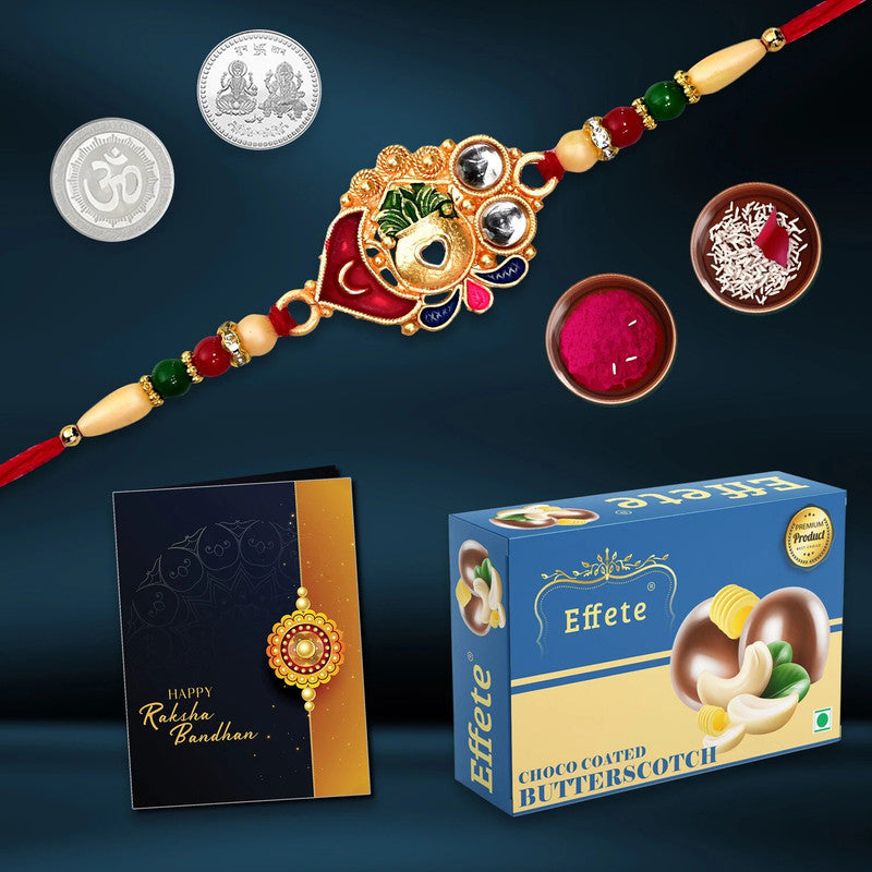 DeoDap Rakhi For Brother | Rakhi with Chocolate | Rakshabandhan gift set | Assorted Gift