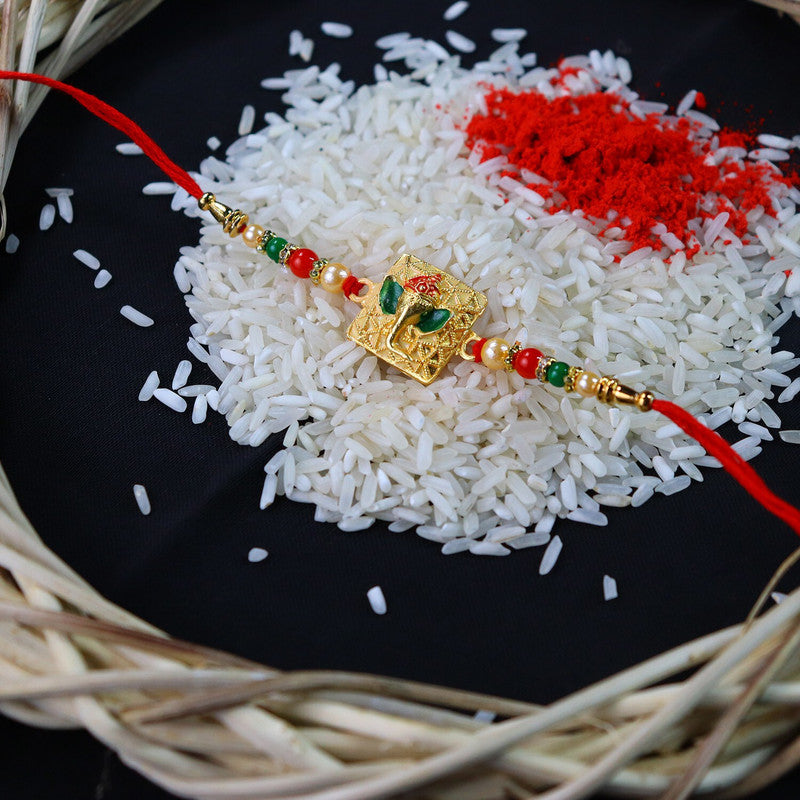 Rakhi Combo for Brother with Chocolate Magic(32-GM)Rakhi Gift | Assorted Gift Box