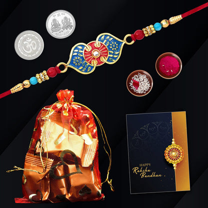 Rakhi gift for brother with 10pcs Chocolates | Rakhi Set of 1 | Assorted Gift Box