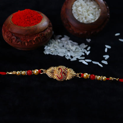Rakhi gift for brother with Chocolate Almond(32-GM) | Rakhi Set | Assorted Gift Box