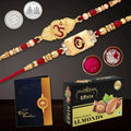 Rakhi gift for brother with Chocolate Almond(32-GM) | Rakhi Set | Assorted Gift Box