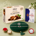 Rakhi gift for brother with Chocolate Almond(32-GM) | Rakhi Set | Assorted Gift Box