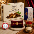 DeoDap Designer Rakhi Combo for Brother with Chocolate Almond (32-GM)Rakhi Set | Assorted