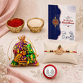 Rakhi gift for brother with 10pcs Chocolates | Rakhi Set of 1 | Assorted Gift Box