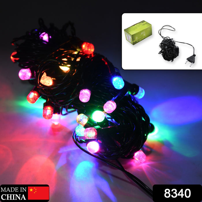 8340 9Mtr Home Decoration Diwali & Wedding LED Christmas String Light Indoor and Outdoor Light ,Festival Decoration Led String Light, Multi-Color Light (36L 9 Mtr)