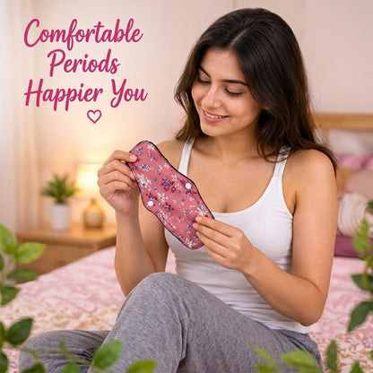 Reusable Cloth Sanitary Pads – 4 Pc Eco-Friendly Set