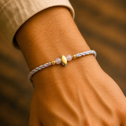 Beautiful Designer Rakhi with Studded Centre, Festive Beads and Raksha Bandhan Appeal