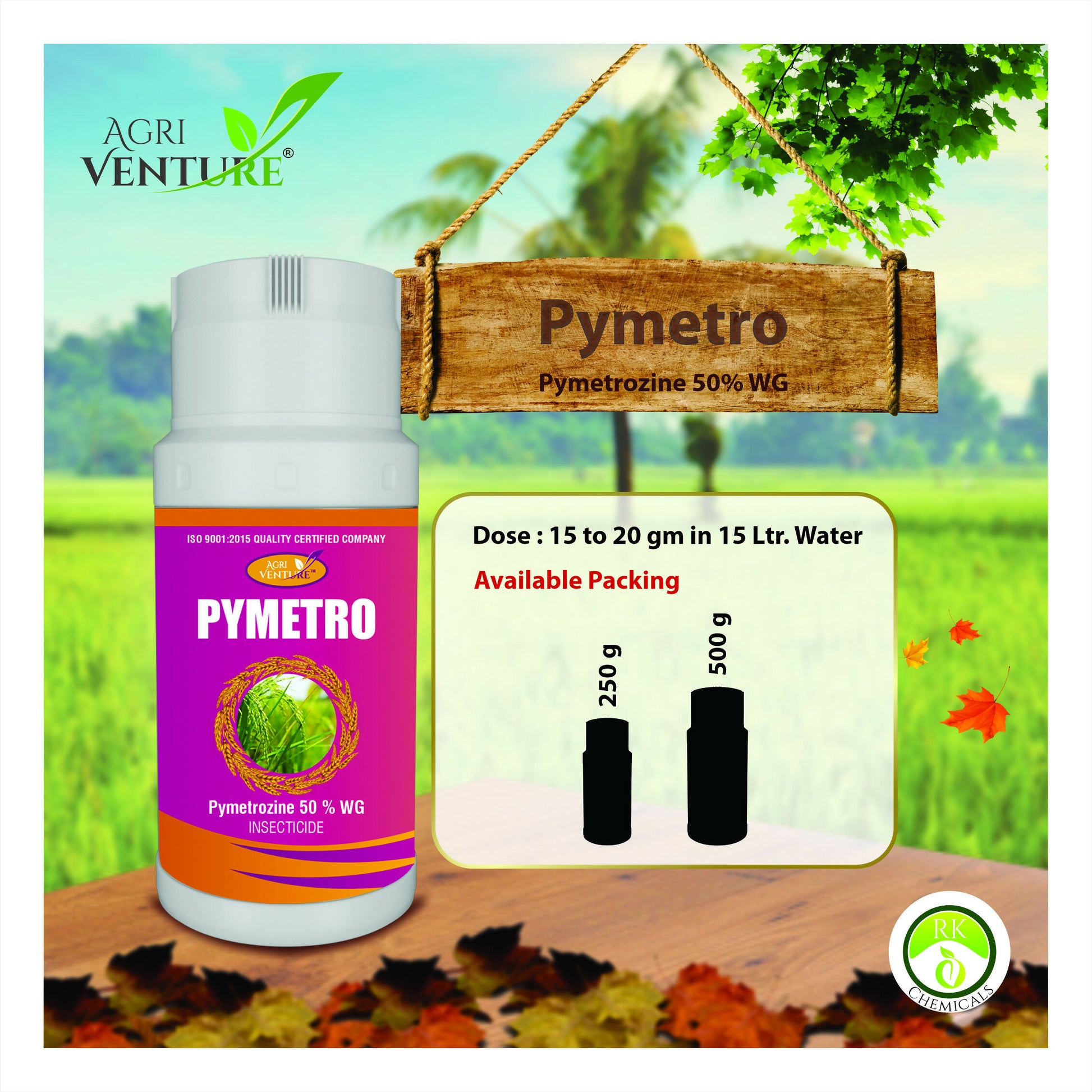 Agriventure PYMETRO ( Pymetrozine 50% WG ) (500Ml)