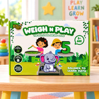 Math Balancing Scale Game with Number Pieces and Rods for Kids (1 Set)