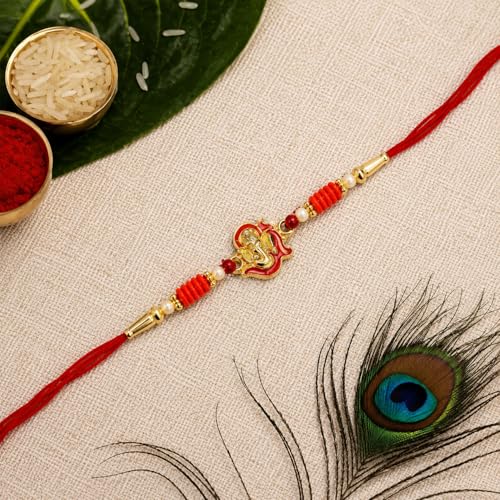 Evil Eye, Radhe Rakhi Combo - Raksha Bandhan Gift with Heart-Shape Organizer, Pack of 7