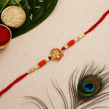 Evil Eye, Radhe Rakhi Combo - Raksha Bandhan Gift with Heart-Shape Organizer, Pack of 7