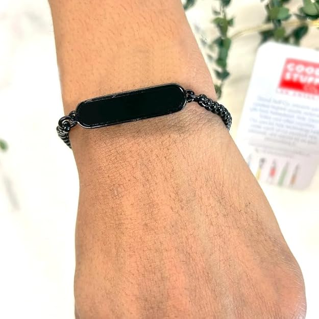 Black Customize Bracelet, Gift Bracelet (1 Pc)