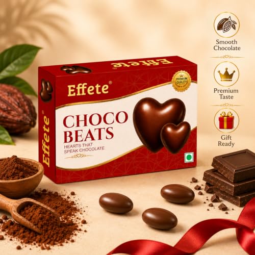 Rakhi for Brother with Chocolate Beats 32gm - Raksha Bandhan Gift, Pack of 5