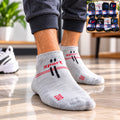 Soft Stretchable Ankle Socks with Mixed Designs for Casual Wear (12 Pair)