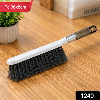 Household Cleaning Hand Brush with Soft Bristles and Grip (1 Pc, 36x8 Cm)