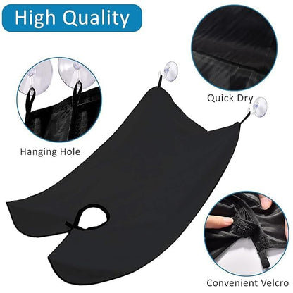 Beard Apron for Men, Shaving Cape with Suction Cups for Clean Trimming (1 Pc)