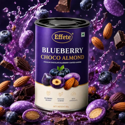 Rakhi for Brother with Blueberry Almond 96gm - Rakshabandhan Gift Set, Pack of 7