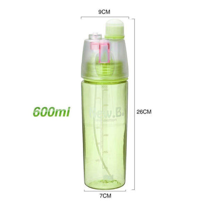 New Spray Portable Water Bottle (600ML)