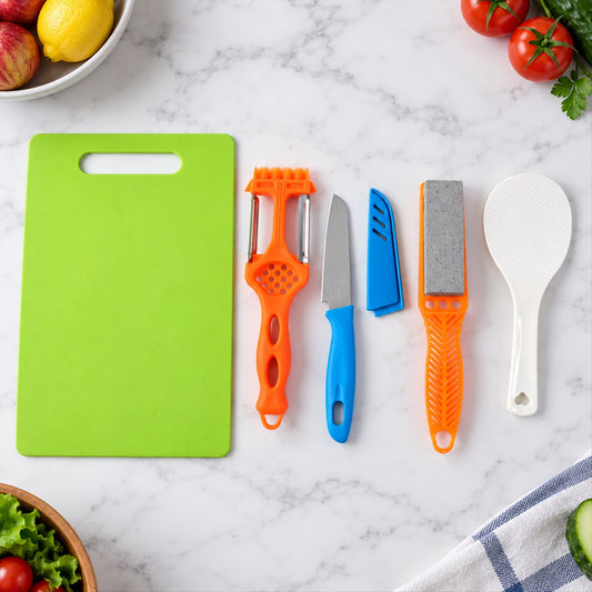 Chopping Board with Knife Set – Multipurpose Kitchen Tool | Cisora