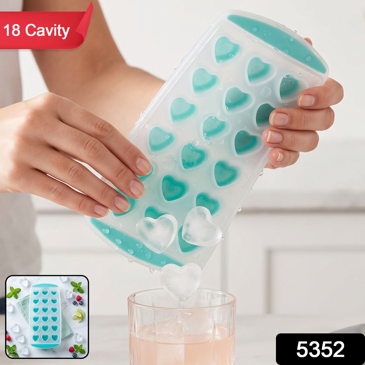 Heart shape ice tray full SKU code 5352