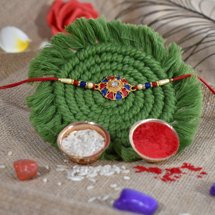 Touch of Tradition: A Rakhi Ready for Celebration