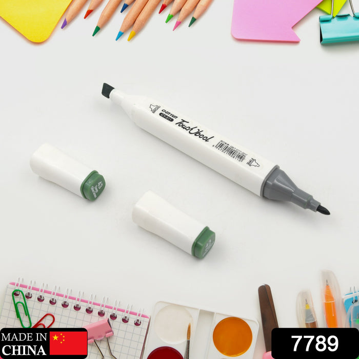 Dual Tip Marker, Pens Double Ended Perfect for Drawing, Shading ,Sketching ,Designing ,Outlining ,Illustrating And Drawing For Kids & Adult, Card Making Classroom Use (1 Pc)