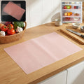 Transparent Fridge Mat – Durable Spill Protection, 4-Pc Set