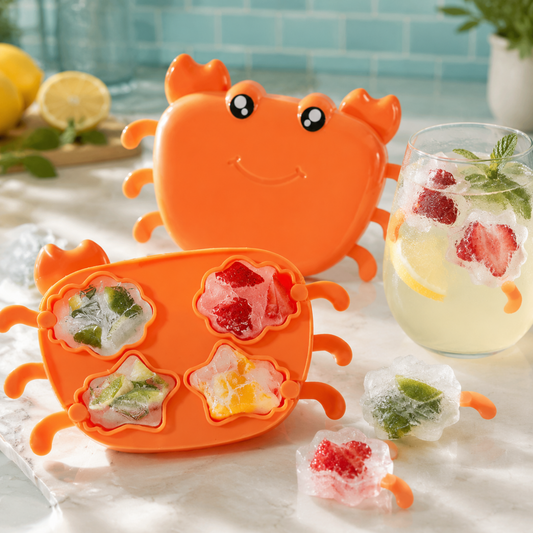 Crab Ice Mold – Fun Silicone Ice Cube Tray for Drinks | ChillPour