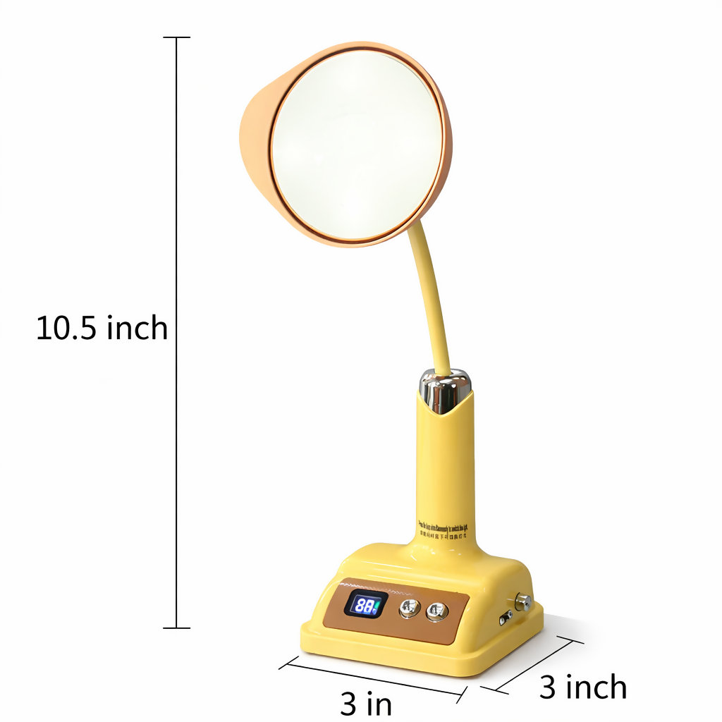 LED Desk Lamp with Adjustable Neck, Table Light for Study, Reading and Home Use