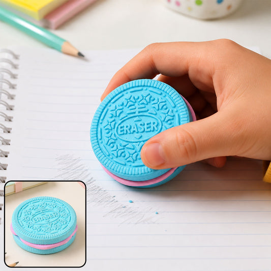 Biscuit Eraser – Fun School Stationery & Return Gift | ScribbleJoy