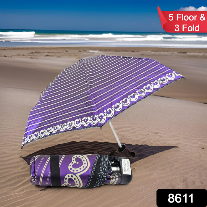 3-Fold & 5 Floor Sun Protective Umbrella