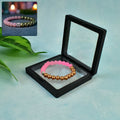 Dual-Tone Pink Gold Beaded Bracelet – Elegant & Comfortable Fit