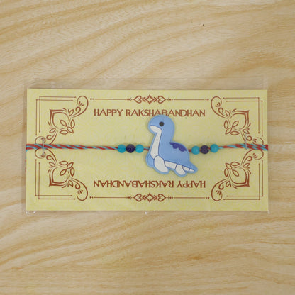Kids Beaded Cartoon Charm Rakhi for Raksha Bandhan (10pcs)