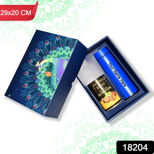 Classic Gift Box: Decorative Bottle & Chocolate Combo