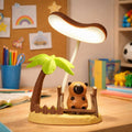 Kids LED Table Lamp with Swing Bear, 3 Modes, USB Rechargeable