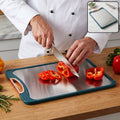 Multipurpose Kitchen Chopping Board with Handle for Everyday Food Prep (1 Piece)