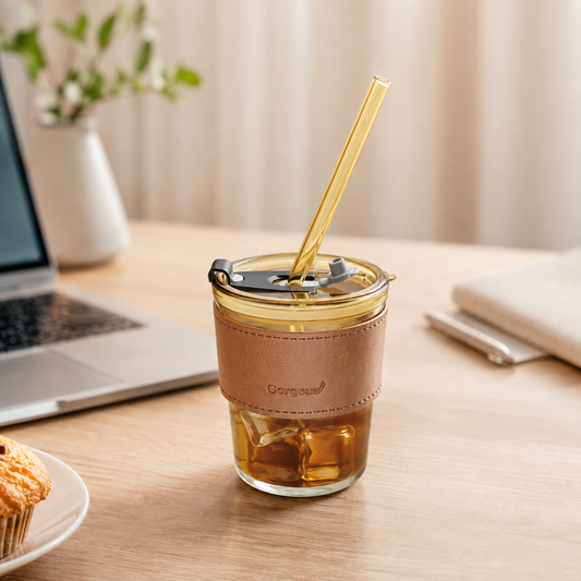 Glass Coffee Mug – Leakproof & Travel-Friendly | Mug Wala