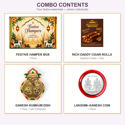 Kumkum Dish Hamper Contents