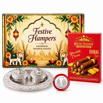 Oval Kumkum Dish Gift Hamper
