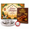 Oval Kumkum Dish & Hazelnut Wafer Rolls Festive Gift Hamper